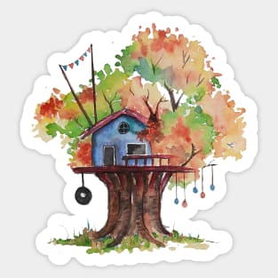 Tree House Sticker